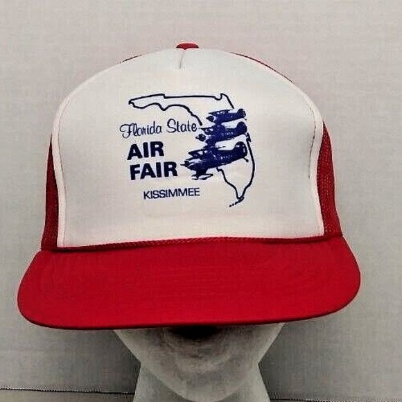 Unbranded Other - Vintage 70s Florida State Air Fair Kissimmee Hat Cap Trucker Dad Snapback OSFA